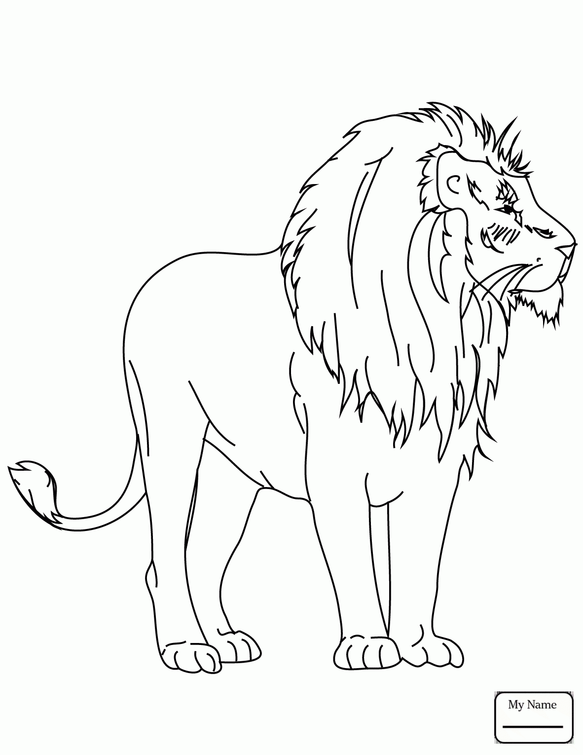 1182x1530 Coloring Pages For Kids Mammals Lions African Lion