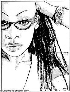 228x300 African Women Drawings