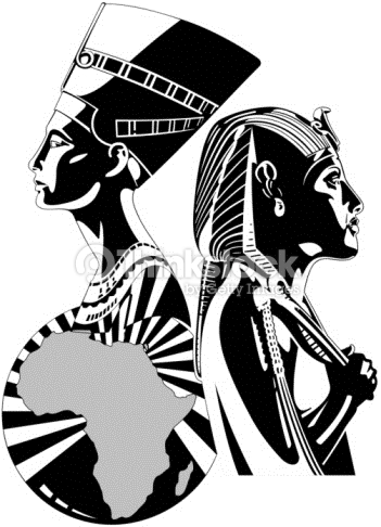 351x486 African King Clipart