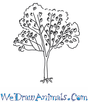 300x350 How To Draw A Jacaranda Tree