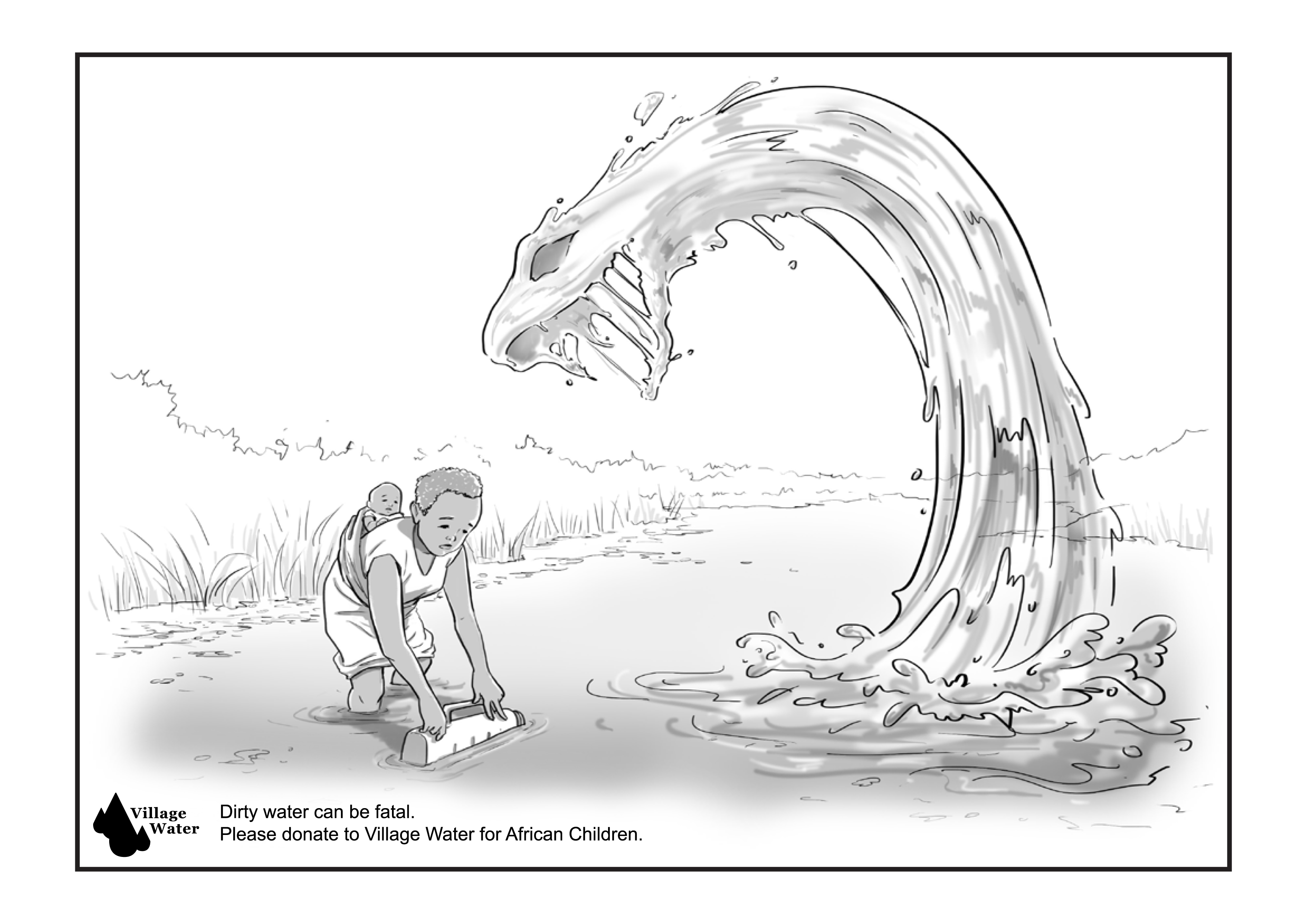 3508x2480 Village Water Dirty Water Can Be Fatal Please Donate To Village