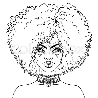 320x320 Black Women Faces. Great For Avatars, Hair Styles Of African