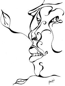 228x300 African American Woman Drawings