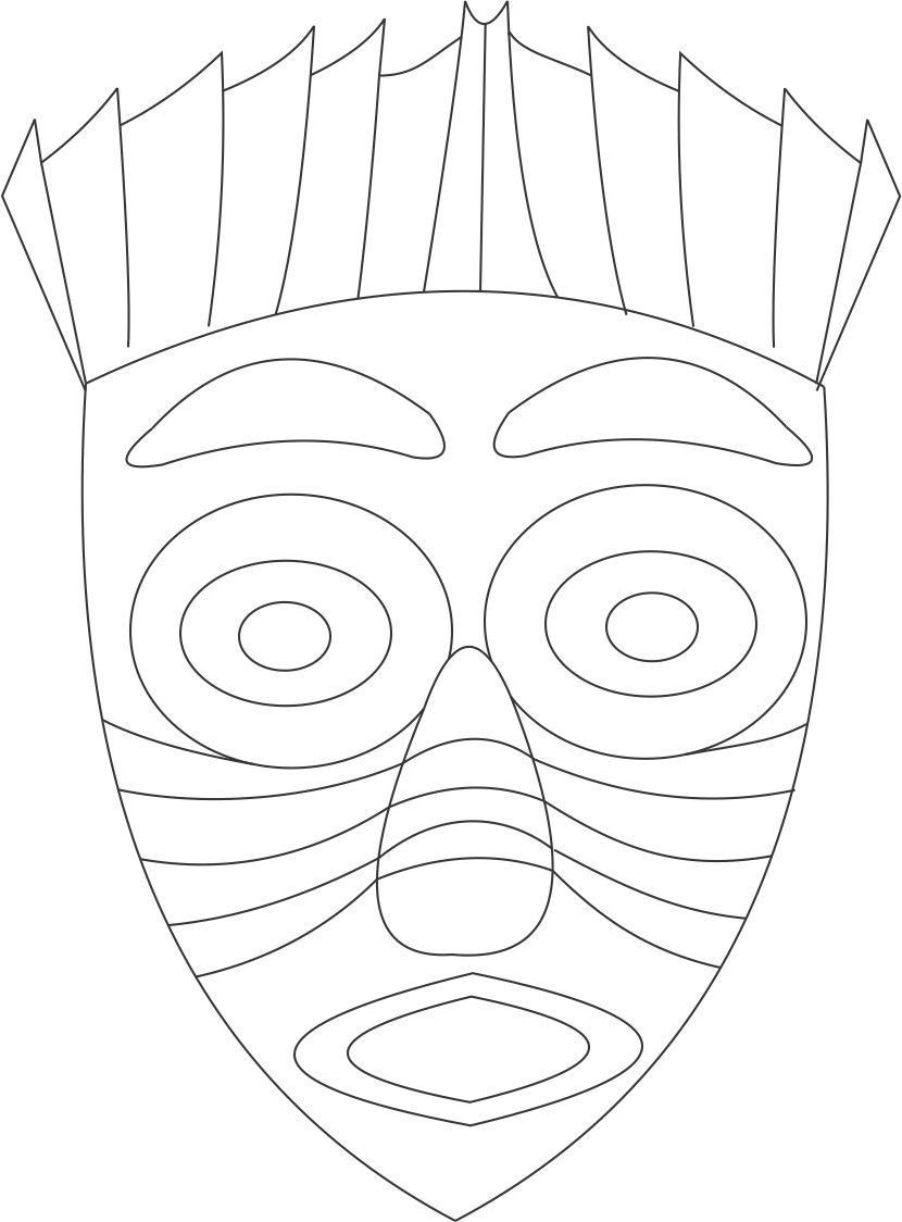 Africmasks Drawing