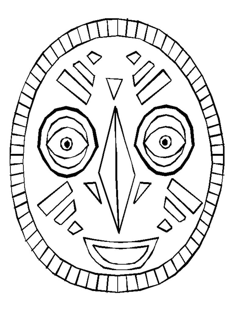 768x1024 Best Photos Of African Mask Template