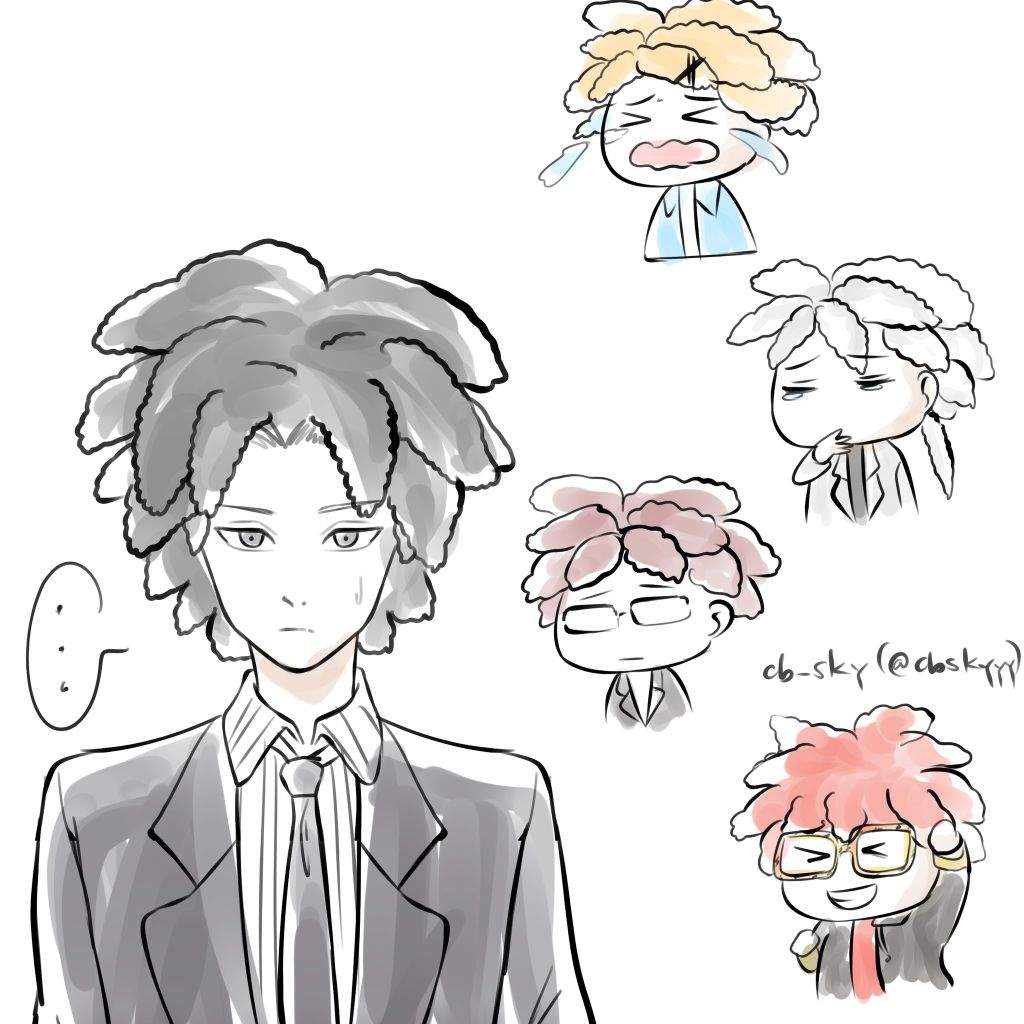 1024x1024 Everyone's Got The Afro Hair Mystic Messenger Amino