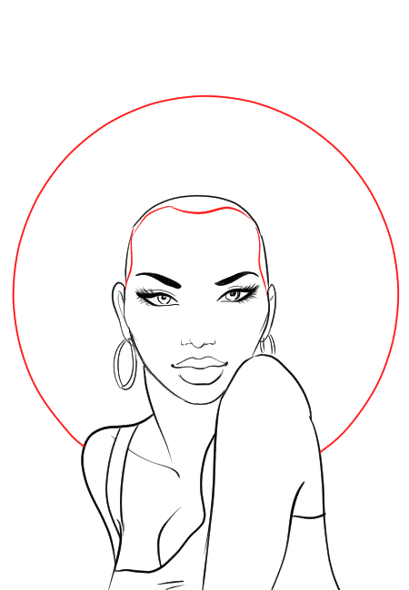 450x650 How To Draw African American Hair I Draw Fashion