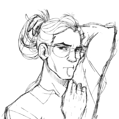 500x500 Sketch Of Hair Bun Tumblr