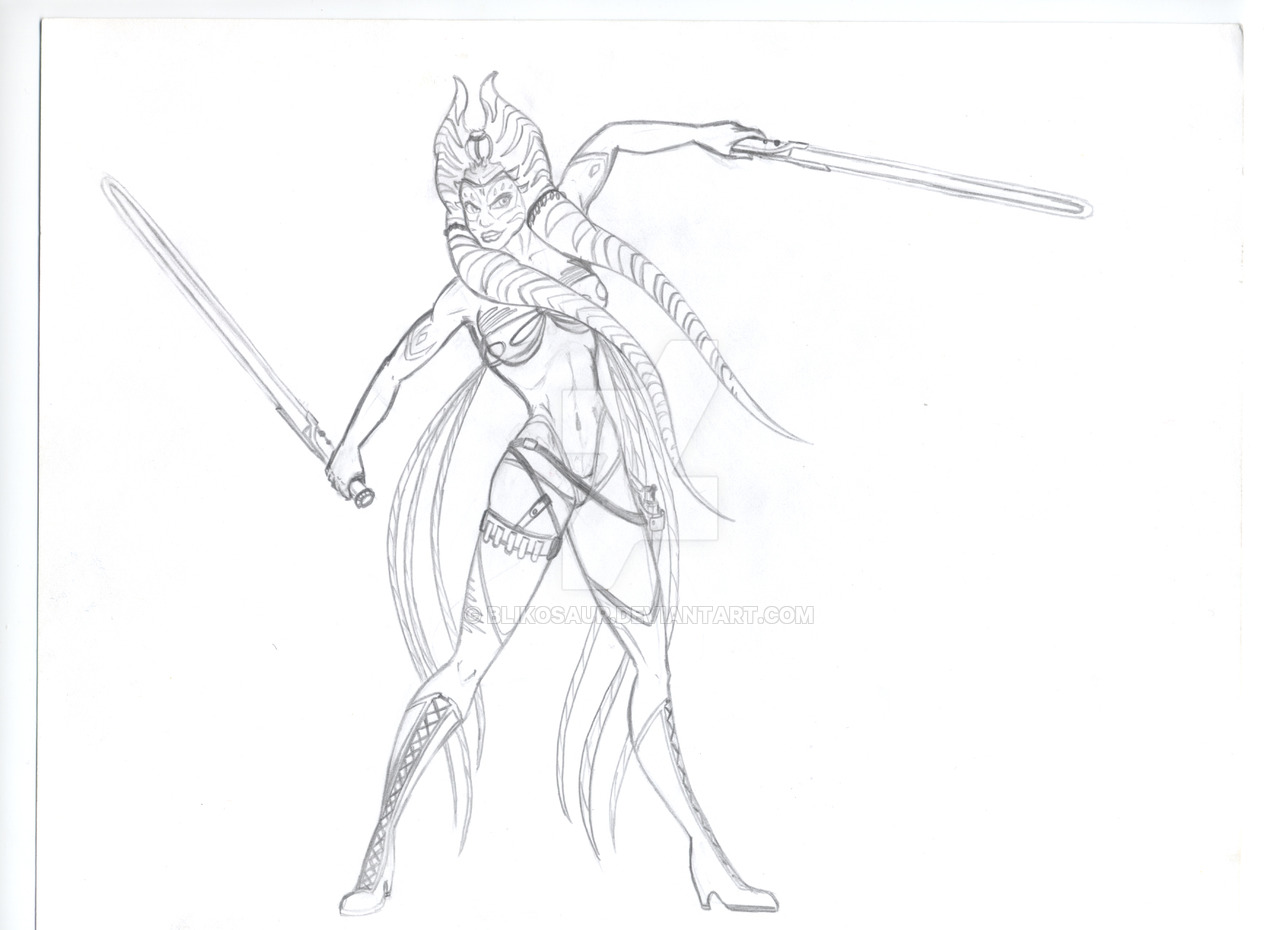 1280x930 Ahsoka Tano Adult By Blikosaur