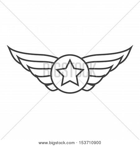450x470 Aviation Outline Emblem, Badge Vector Amp Photo Bigstock