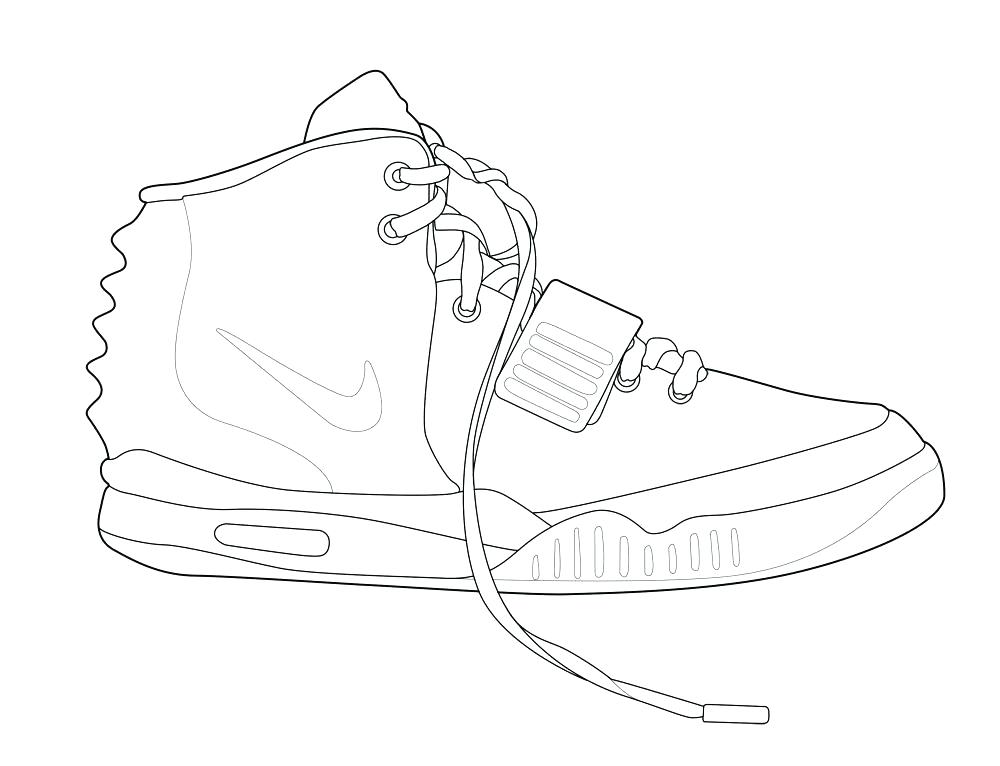 Air Jordan 1 Drawing at GetDrawings | Free download