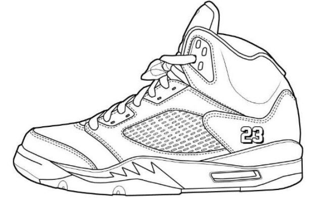 Air Jordan 1 Drawing at GetDrawings | Free download