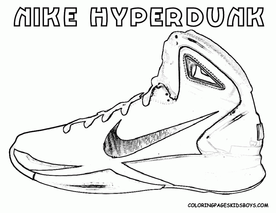 940x725 Jordan Shoes Coloring Pages