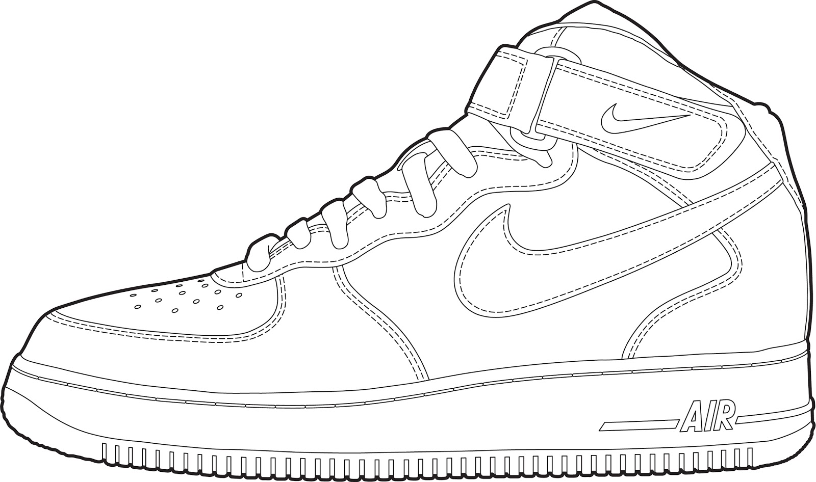 1600x946 Air Jordan 11 Drawing Coloring Page Jordan Sale