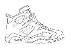 Air Jordans Drawing at GetDrawings | Free download