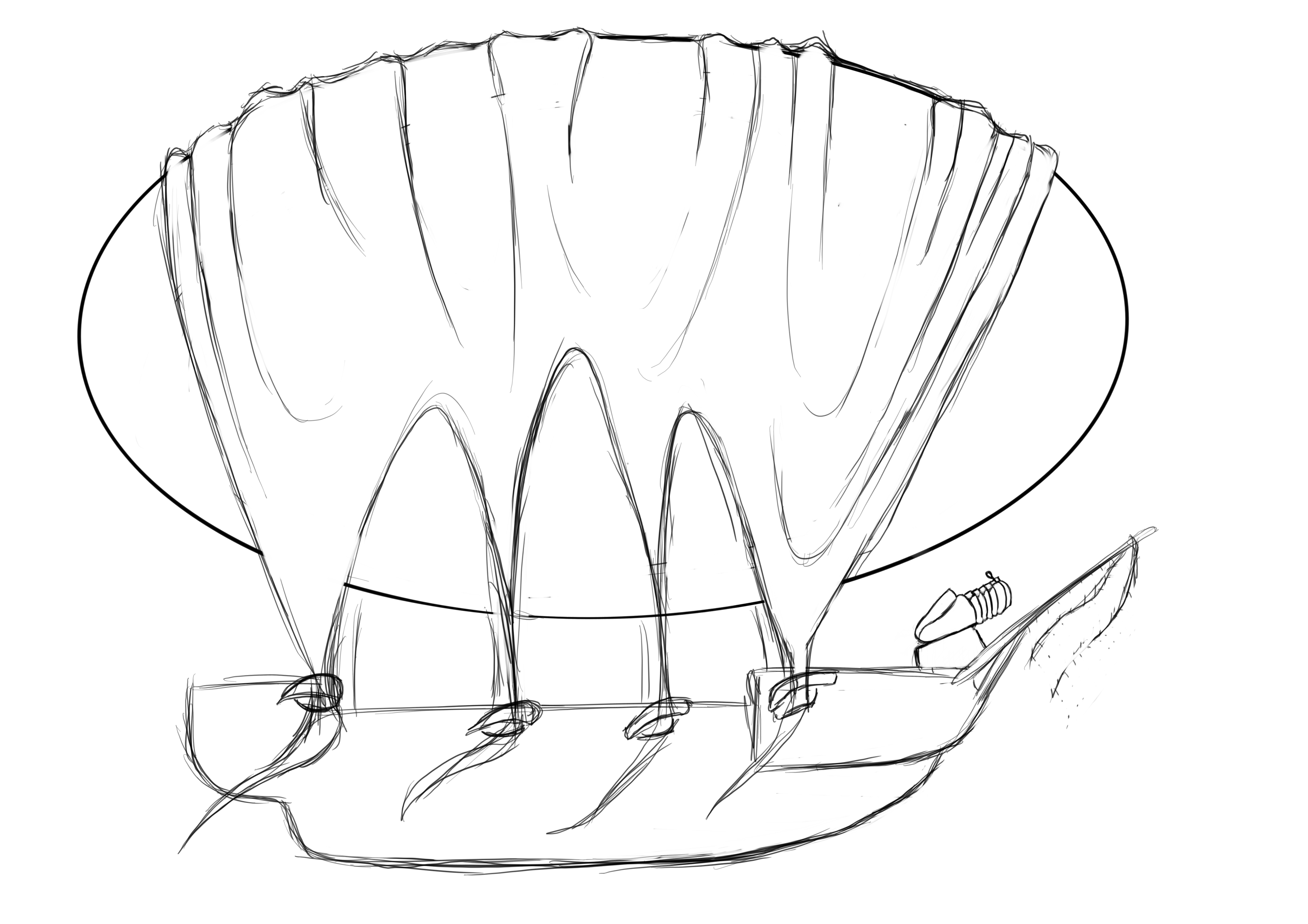 4962x3508 Digital Drawing Tree Princess