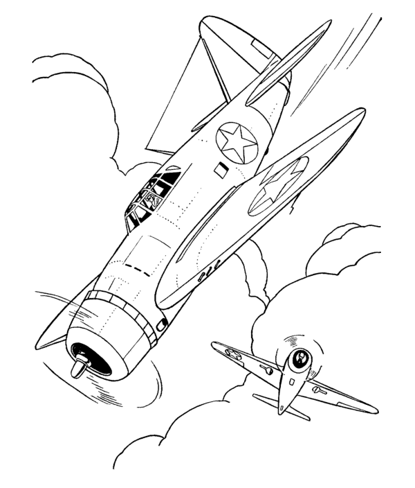 600x704 Fighter Aircraft Drawings And Coloring Sheets