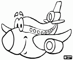 300x250 Airplanes Coloring Pages Printable Games