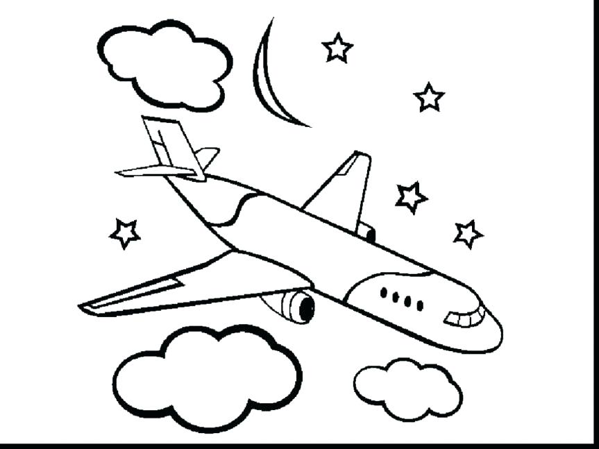 863x647 Coloring Plane Cartoon Coloring Plane With Faces Live Transport