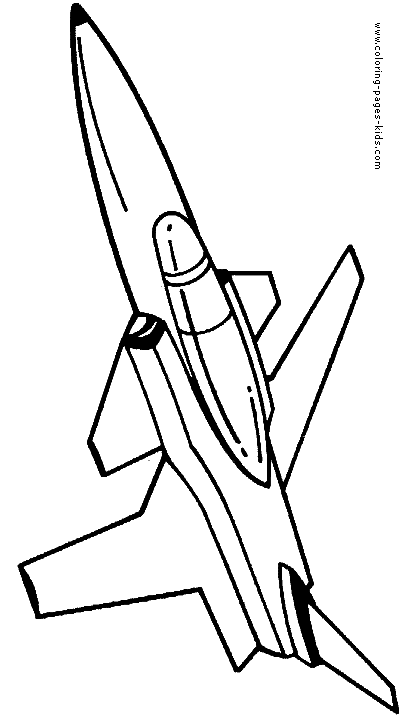 404x719 Airplane Coloring Page