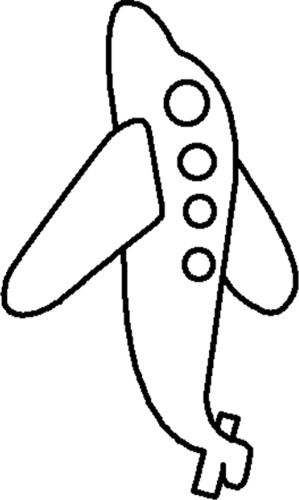 425x711 Plane Outline