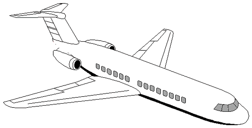 819x419 Airplane Coloring Pages Airplanes Airplane Tickets Airline