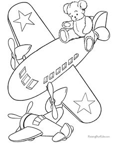 235x288 Coloring Pages Of Airplanes For Kids Airplane Coloring Sheets
