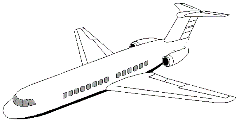 819x419 Printable Airplane Coloring Pages For Preschool On Drawn Aircraft