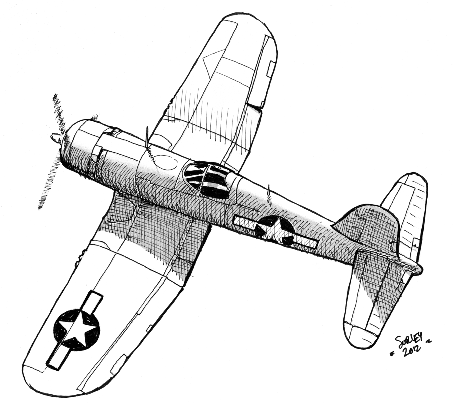 1500x1335 Ww2 Fighter Plane Coloring Pages Aero Planes