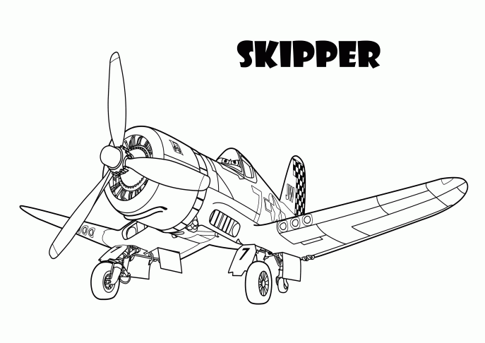 687x486 Coloring Drawn Airplane Coloring Book Pencil And In Color