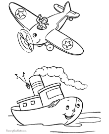 220x269 Coloring Pages Of Airplanes!