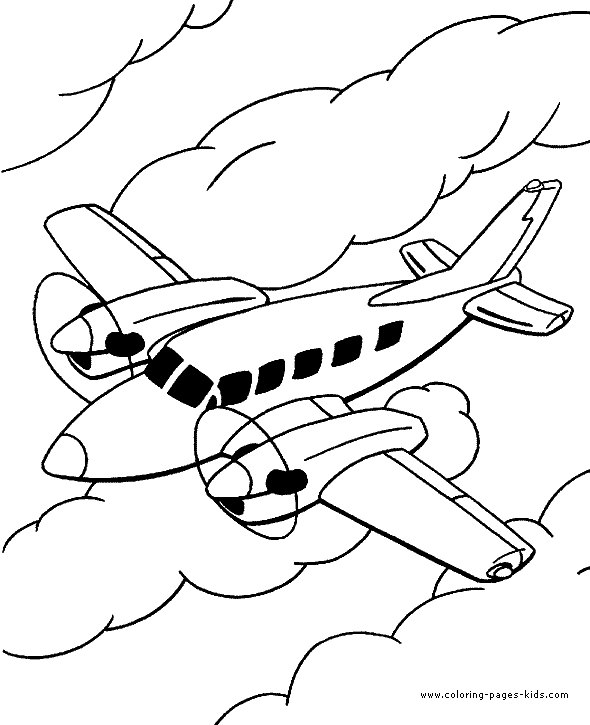 590x725 Drawn Airplane Coloring Book