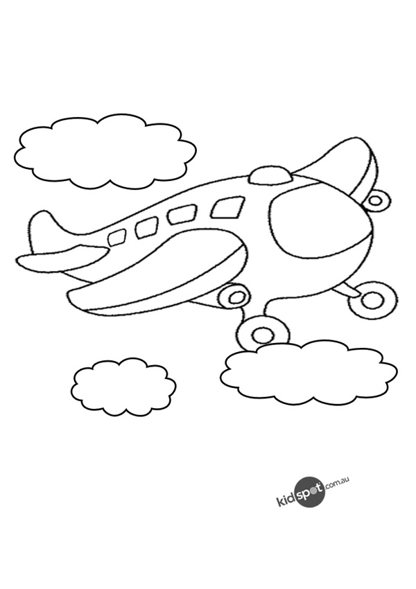 600x850 Aeroplanes To Colour In Aeroplane Colouring Page Funycoloring