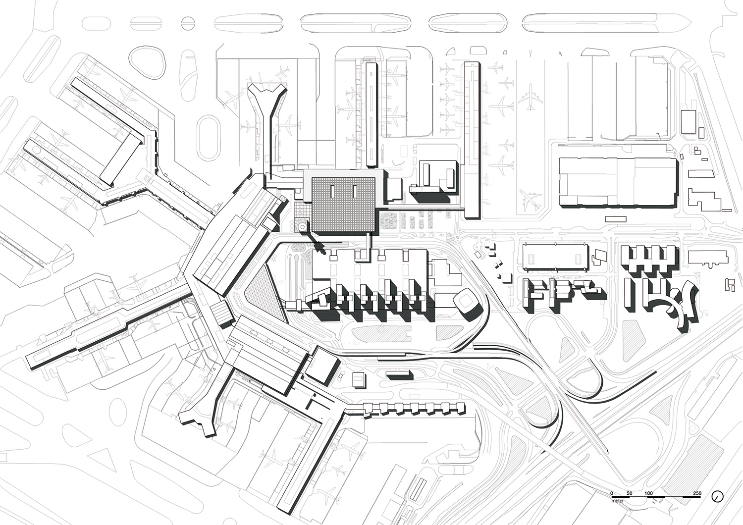 1500x1060 Amsterdam Airport Schiphol Terminal Designed As As Light Filled
