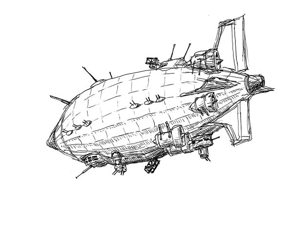 600x490 Airship By Ronnyronin