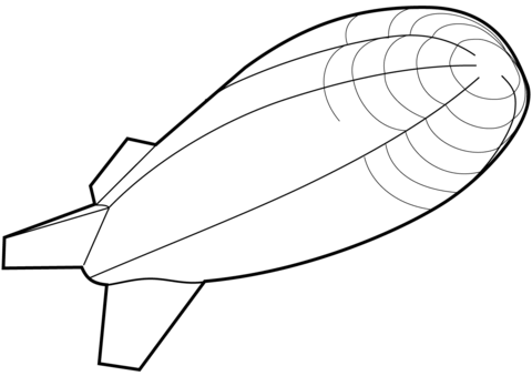 480x339 Airship Coloring Page Free Printable Coloring Pages