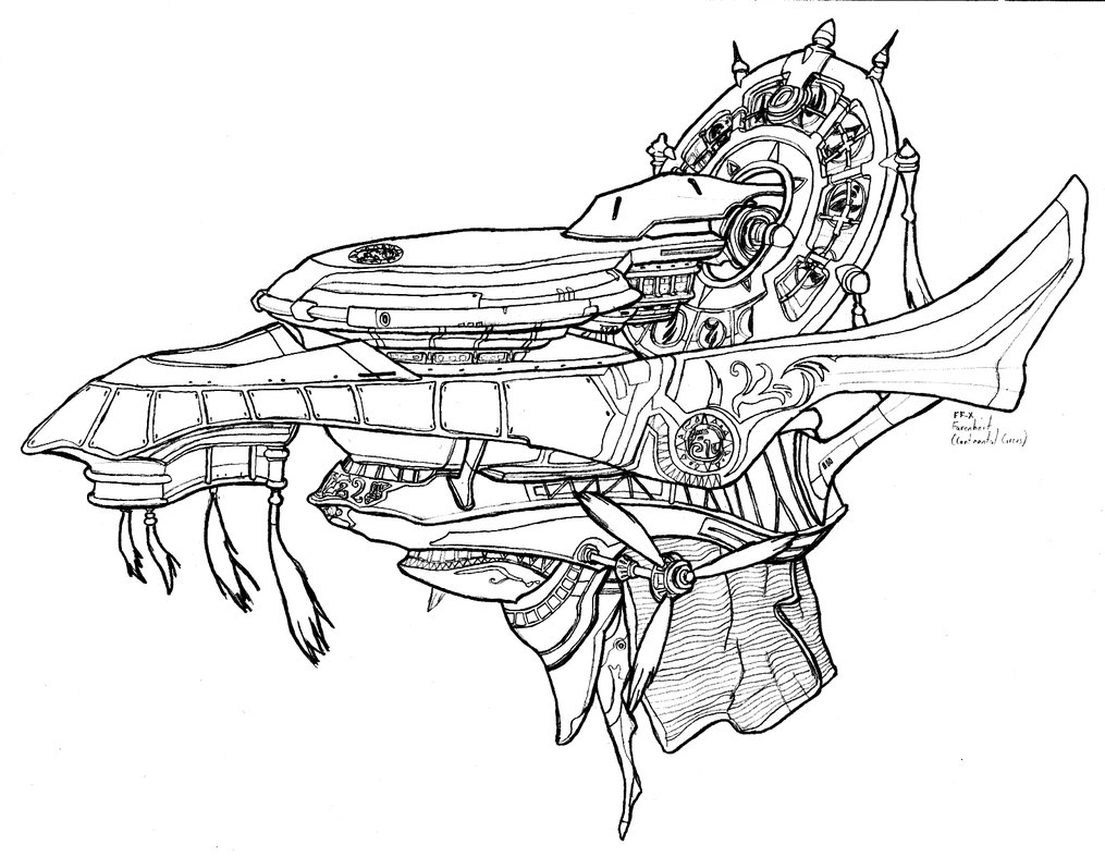 1015x787 Fahrenheit (Continental Circus) Airship