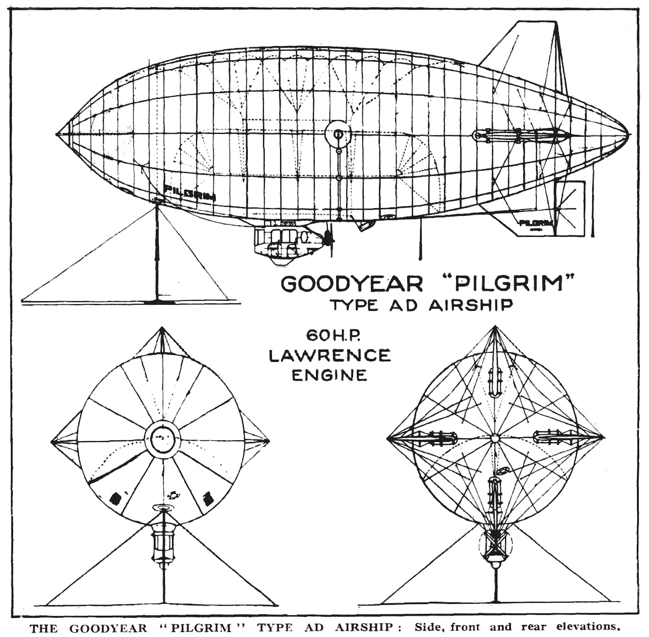 2132x2092 The First Goodyear Blimp