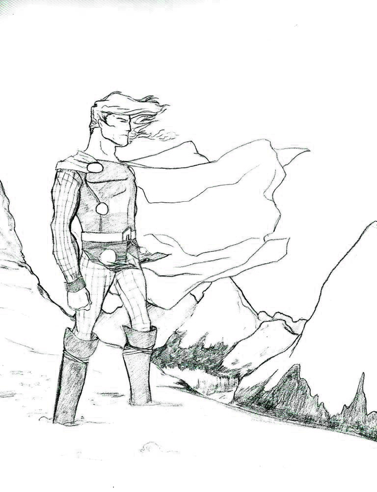 768x1000 Thor Prince Of Asgard By Andrew Ak 47