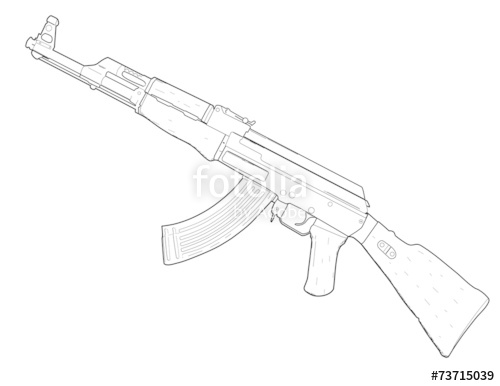 500x386 Weapon Ak 47 Stock Image And Royalty Free Vector Files On Fotolia