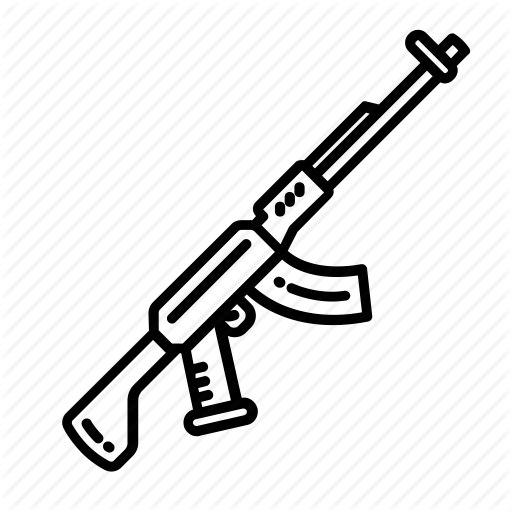 512x512 Ak47, Bullet, Kalashnikov, Rifle, Russian, Ussr, Weapon Icon