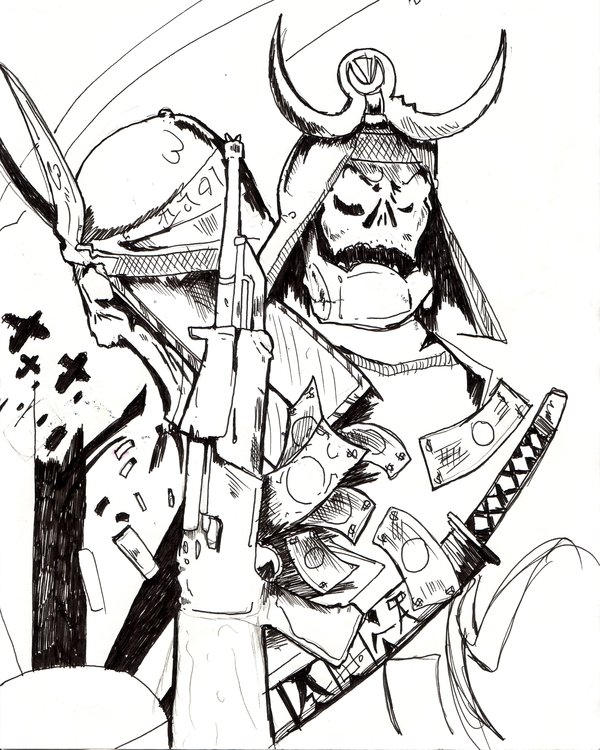 600x750 Samurai Ak47 By 80sninja