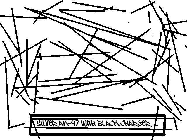 640x480 Silver Ak 47 With Black Charger Counter Strike Condition Zero