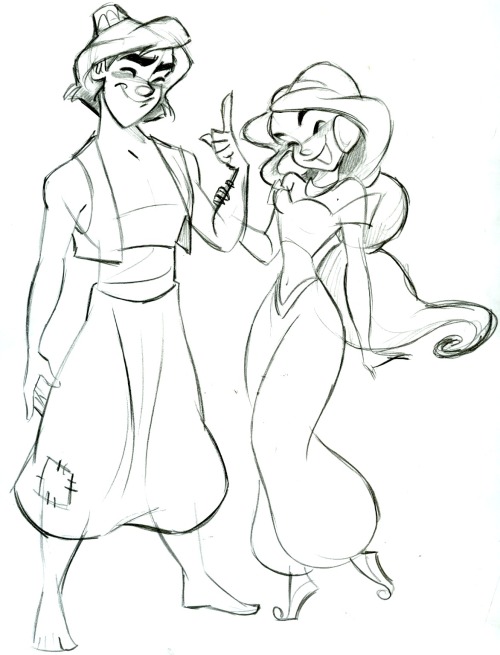 500x655 Aladdin And Jasmine