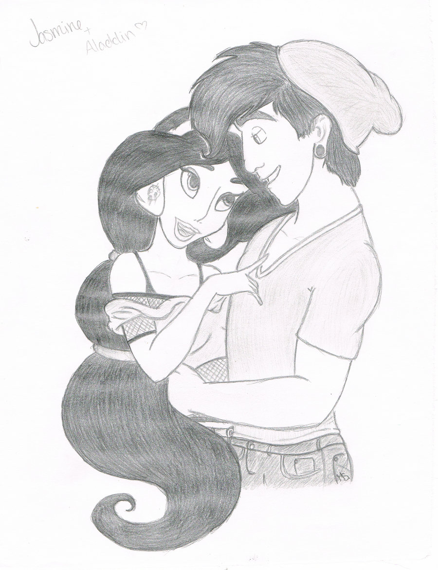 900x1172 Jasmine And Aladdin By Llforbiddenll