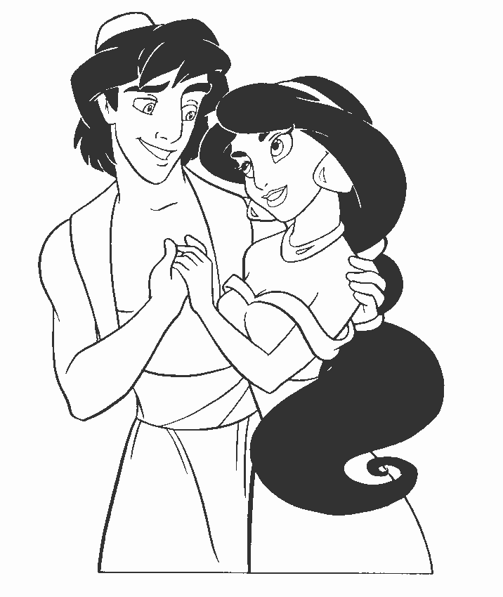 716x850 Aladdin Coloring Page Disney Coloring Page