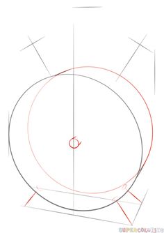 236x334 How To Draw An Alarm Clock Step By Step. Drawing Tutorials