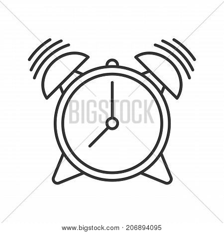 450x470 Alarm Clock Linear Icon. Time Wake Vector Amp Photo Bigstock