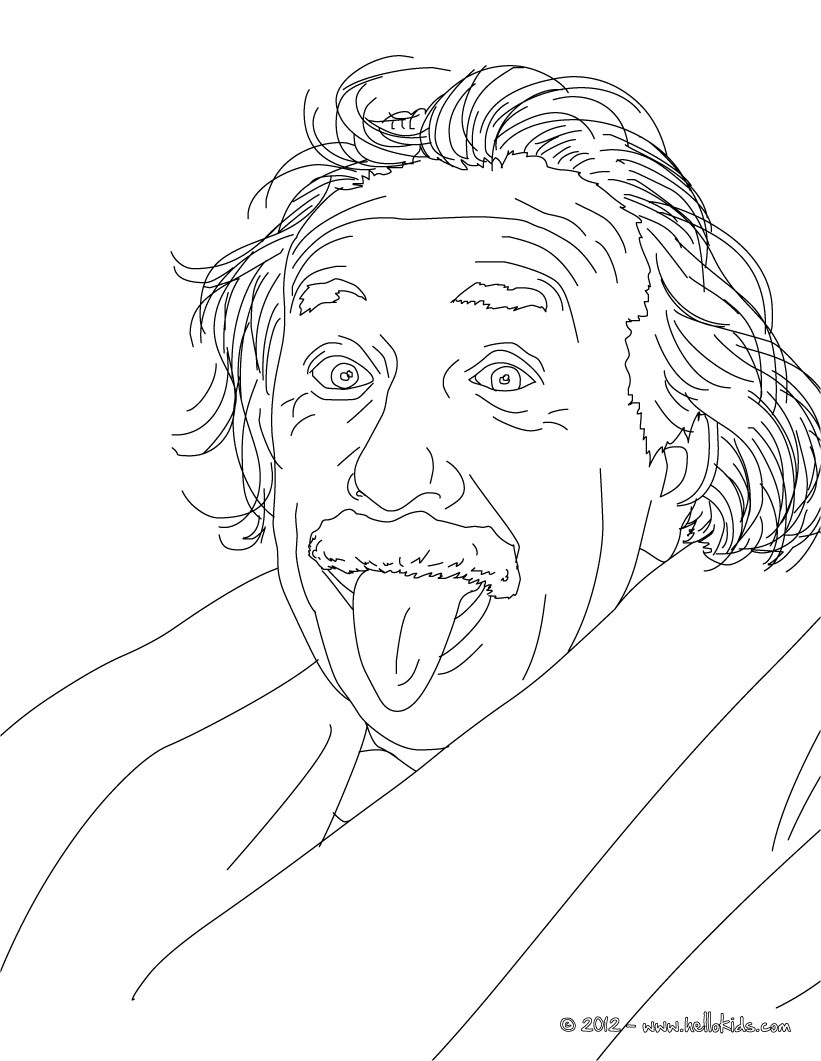 821x1061 Albert Einstein German Scientist And Nobel Laureate Coloring Pages