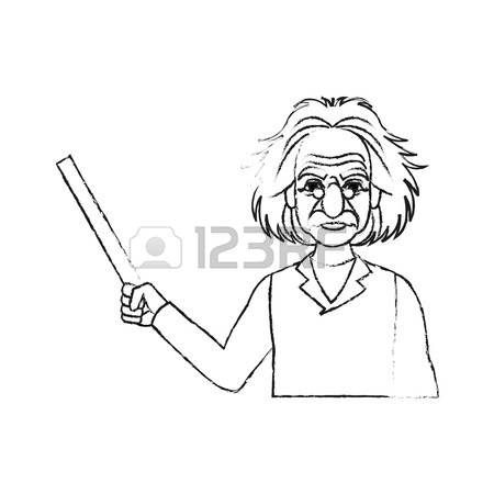 450x450 Albert Einstein Icon Image Sketch Line Vector Illustration Design